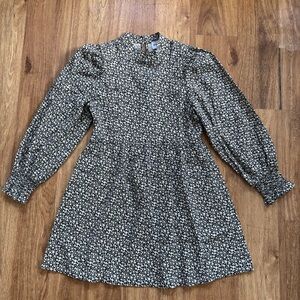 FRNCH Paris Floral Dress, Long Sleeve-XS